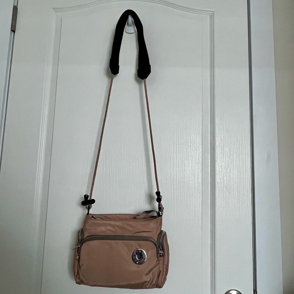 BIMBA Y LOLA Taupe Crossbody Bag Expandable Strap - Picture 10 of 16